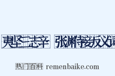 夷坚三志辛·张渊侍妾反义词是什么意思的图片